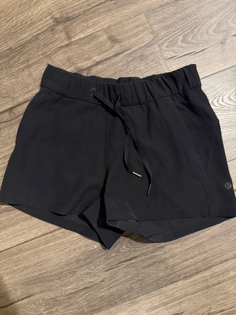lululemon athletica Black Women's Athletic Drawstring Shorts